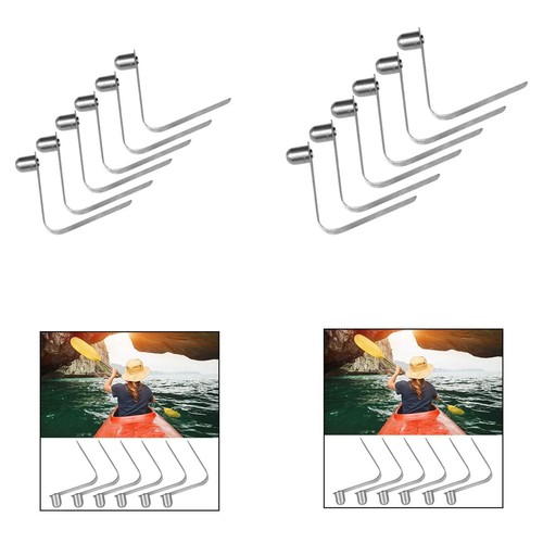 Lot clips ressort - 6, à