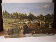 Tableau Paysage(H. Renoux) 