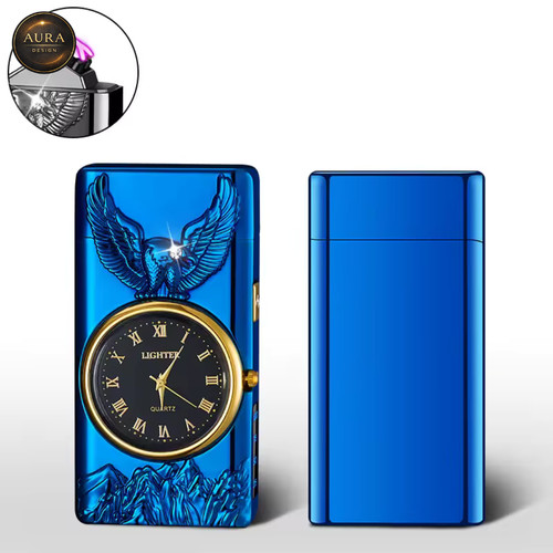 Briquet coupe vent bleu - coupe-vent,