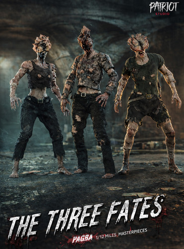 Figurines zombies infectés