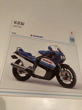 Suzuki GSX750R 1985 750 GSX-R carte moto de collection Atlas Japon