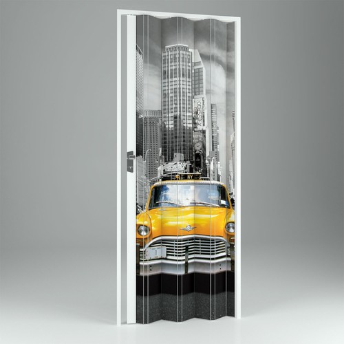Porte accordèon impression - porte,