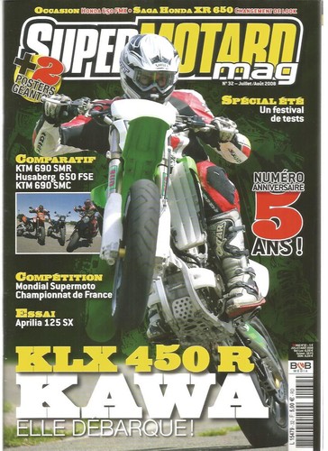 Supermotard kawa klx - klx, 450