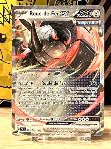 Carte pokémon roue - roue-de-fer, ex