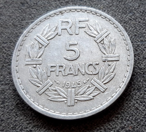 Francs 1945 lavrillier - francs,