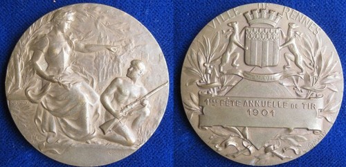 Médaille art deco ville - deco,