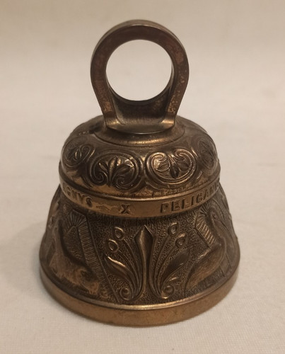 Cloche ancienne laiton - cloche, /