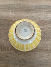 Ancien Bol jaune En Faïence De Digoin , modèle 9611