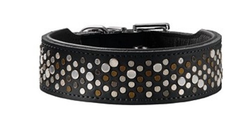 Collier chien moyen cuir - collier,