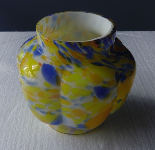 Rare petit vase - , multicolore