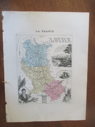 Ancienne carte migeon - carte, du