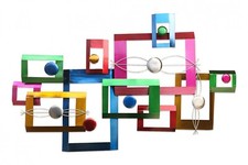 Sculpture murale en metal