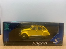 SOLIDO MODIFIÉ CITROEN 2CV JAUNE 1/18 EN BOITE gé H4