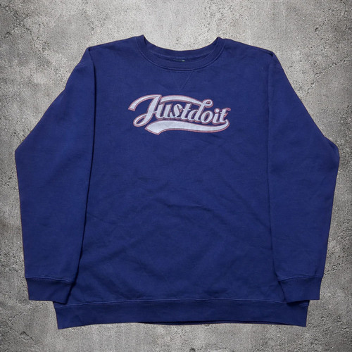 Navy blue crewneck sweater - ,