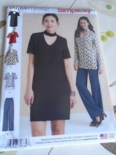  0764 PATRON SIMPLICITY  ROBE TUNIQUE PANTALON   TAILLE  DU 32 AU 48