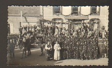 Devanture Commerce BOUCHERIE-CHARCUTERIE "J. LIBERGE" Attelage, JOUR DE CARNAVAL