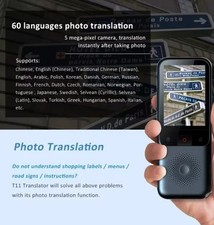 Traducteur Vocal Instantané 138 Langues Sans Connexion Hors Ligne Haute Qualité