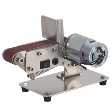 Belt Sander Mini Electric Adjustable Grinding Polishing Machine AC 110‑240V For