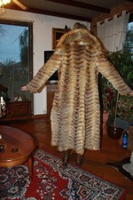 manteau en fourrure naturelle de renard roux du canada