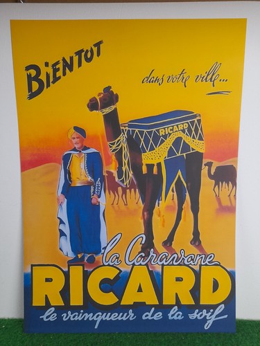 Ricard dromadaire affiche - -,