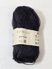 Black Rowan Pure Linen Yarn