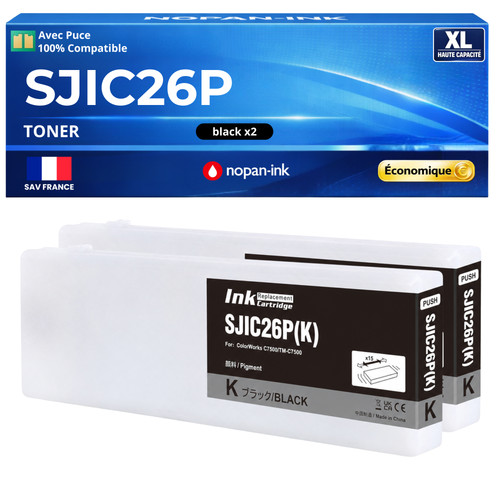 Sjic26p pack cartouches - pack, 2