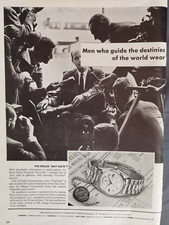 ROLEX  vintage watch Print Ad !!"The Luxury Wristwatch Worn by Presidents "