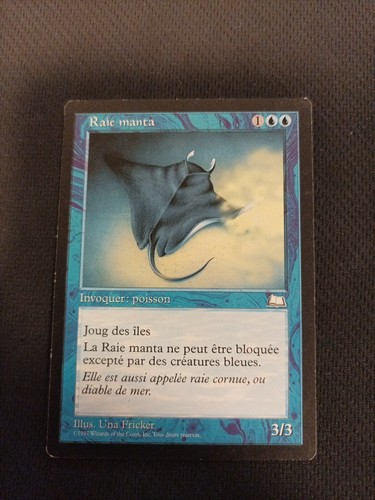 Carte magic raie manta aquilon - carte,