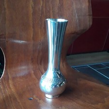 Vase Metal argenté signé WMF, Art Deco 20eme siècle - 23cm