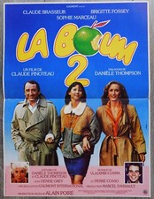 La Boum 2 Affiche ORIGINALE Poster 40/60 15/23 1982 Marceau Brasseur Fossey
