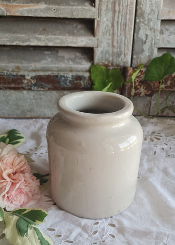 Ancien pot moutarde gres - a, en