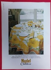 Publicité de presse: Les Nappes NYDEL CLAIRDECOR - 1973