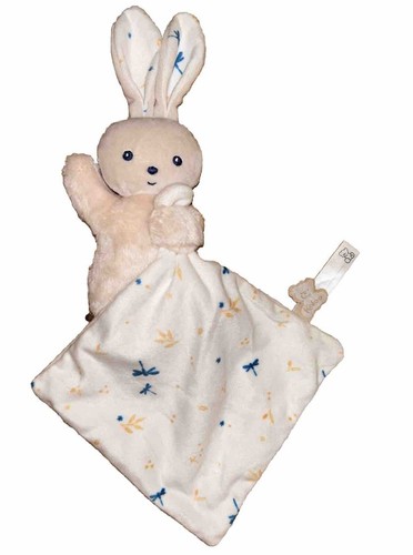Doudou plat lapin rose - plat,