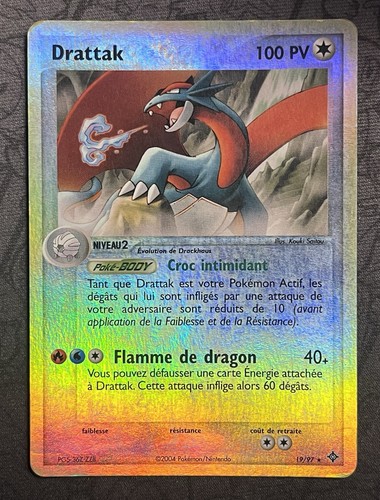 Carte pokémon drattak - carte, 19/97