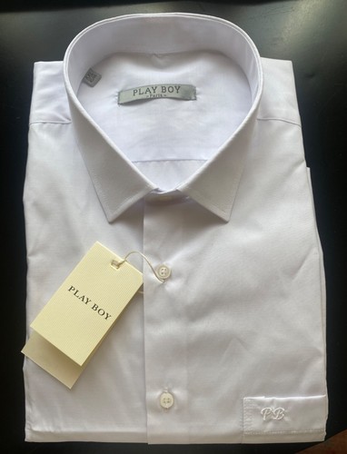 Chemise playboy blanc neuf - chemise, blanc,