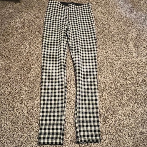 Zara black white gingham - gingham, high