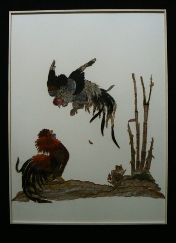 Ancienne broderie chinoise - , en