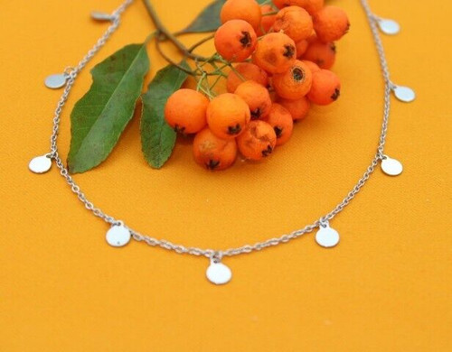 Collier plaquettes chaîne