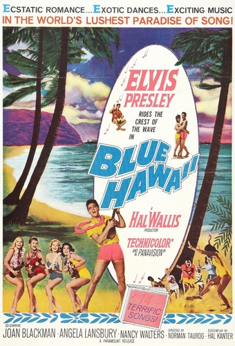 1961 blue hawaii movie poster - movie,