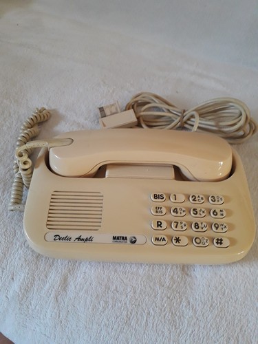 Téléphone fixe vintage matra - téléphone,
