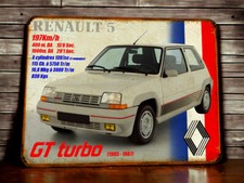 Plaque métal Renault