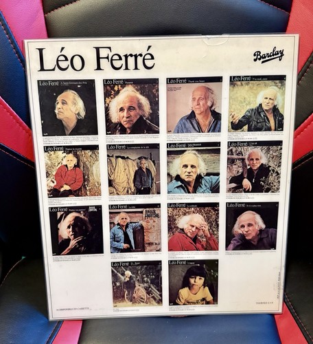 Léo ferré rare intercalaire - ferrÉ,