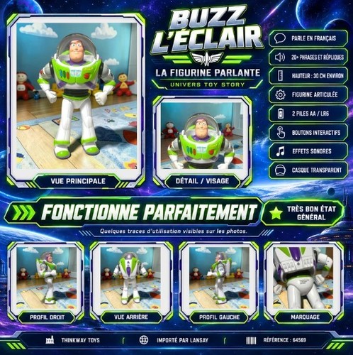 Grande figurine buzz - grande,