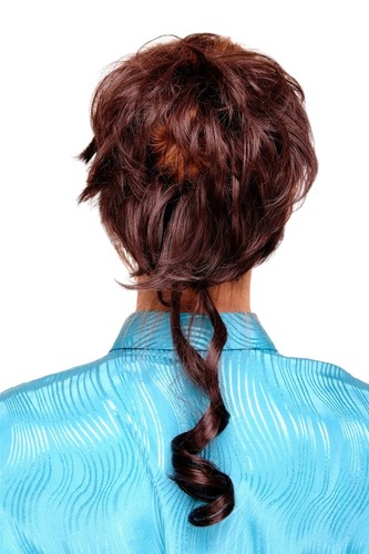 Postiche scrunchy cheveux rose - cheveux,