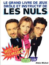 LES NULS - LE GRAND LIVRE DE JEUX DROLE ET INSTRUCTIF - ENVOI GRATUIT