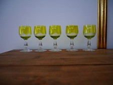 5 verres à vin du Rhin