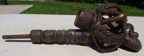 Pipe bamoun terre - pipe,