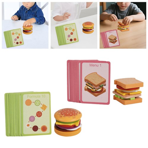 Jeu empilage aliments en - d'empilage, d'aliments
