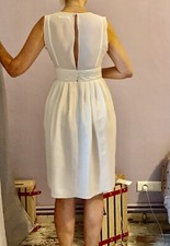 Robe marque Fullcircl T 36  strass blanc mariage soirée blanche brodé satinée