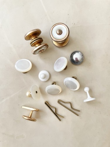 Lot boutons manchettes - boutons, de